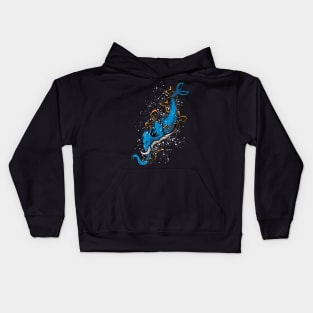 Fusion of Elephants and Whales Kids Hoodie